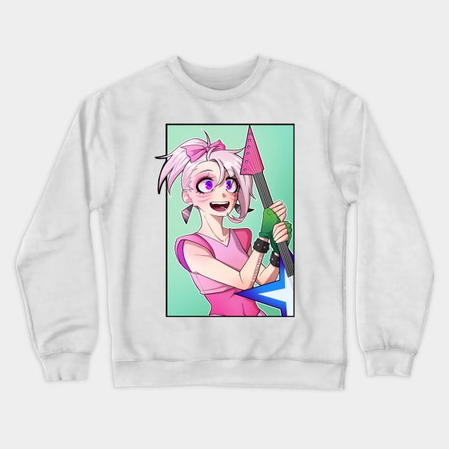 Glamrock Chica FNAF Crewneck Sweatshirt by Aghali